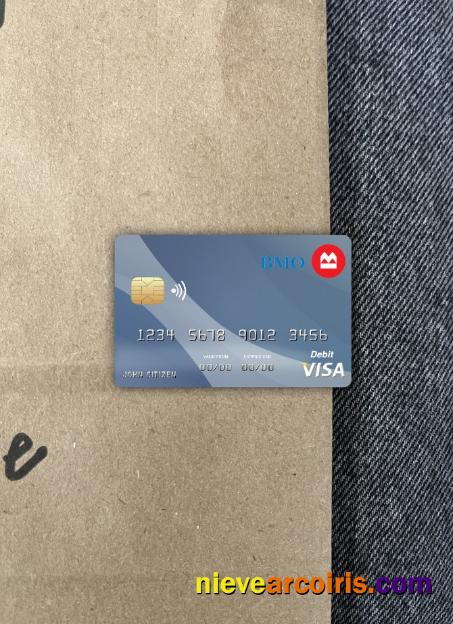 Canada Montreal bank visa card photolook
